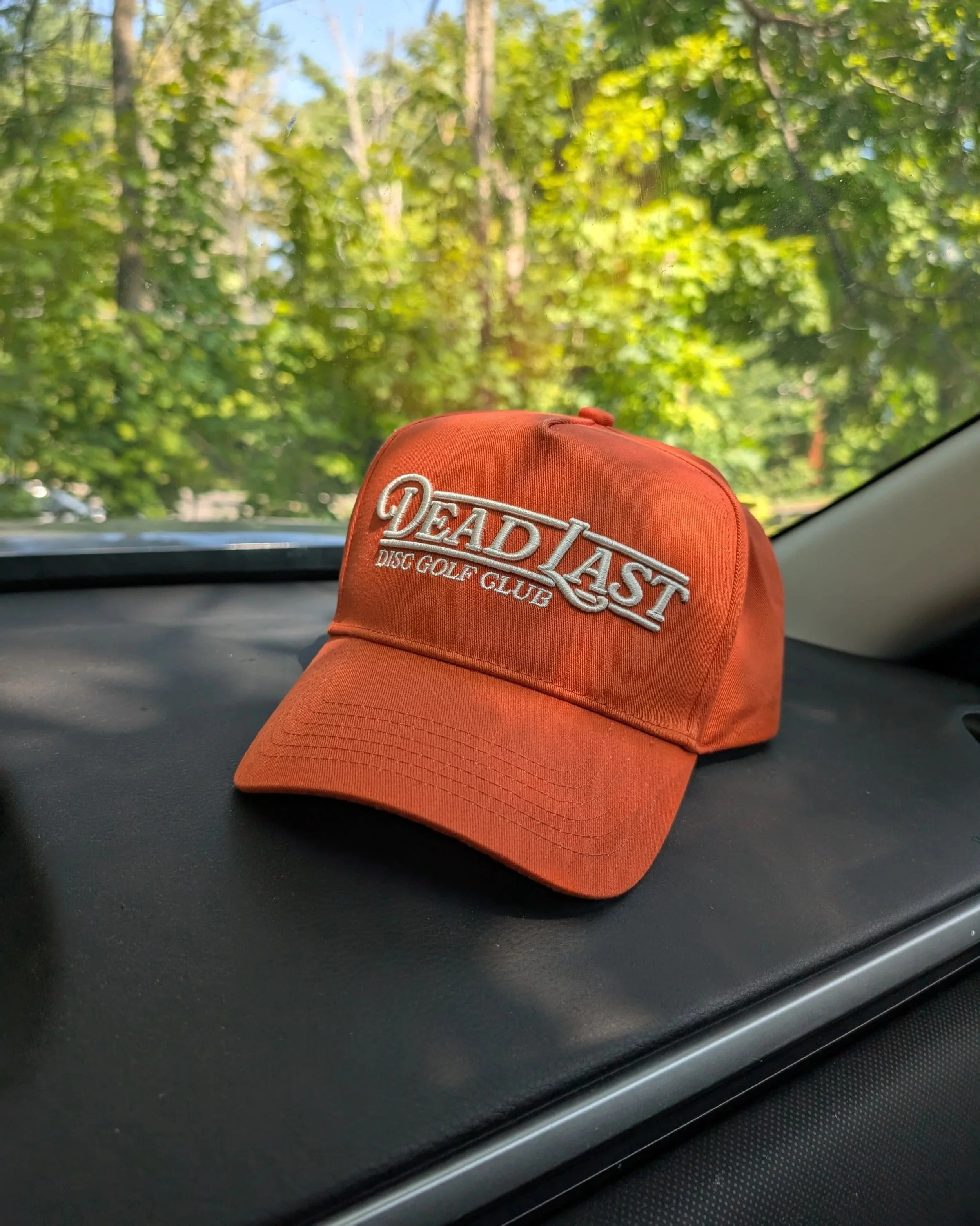 Club Hat in Burnt Orange